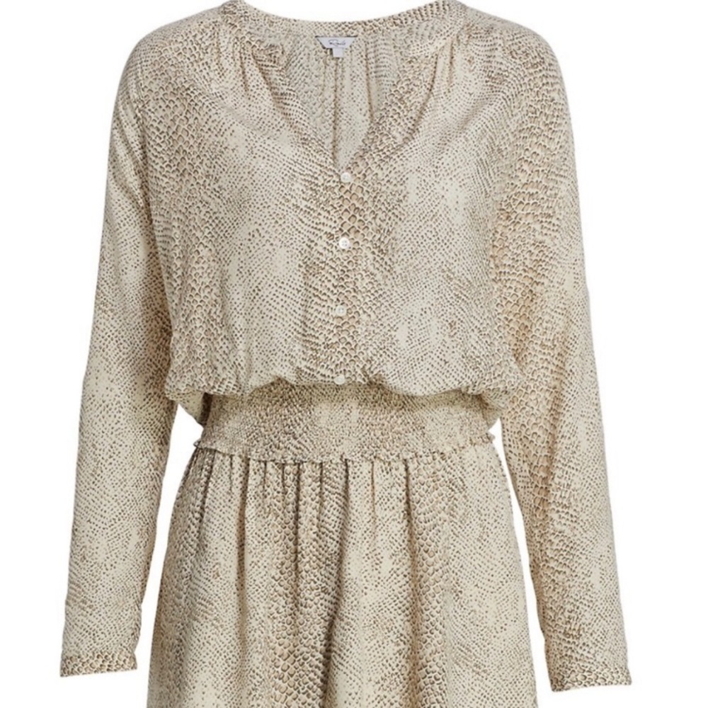 Rails‎ Jasmine Python Blouson Dress S snake skin … - image 2